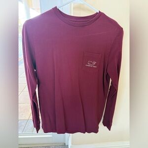 Boys Vineyard Vines long sleeve shirt. Like new, Size M (12-14).
